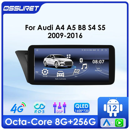 Android 13 Autoradio Carplay do Audi A4 A5 S4 S5