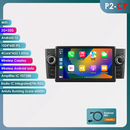Hizpo Octa Core 7862 radio samochodowe do FIAT Grande Punto 2007-2012