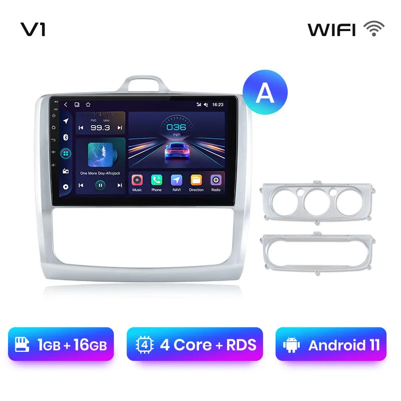 Junsun CarPlay Android Auto do Ford Focus 2 3 Mk2 Mk3 2004-2011