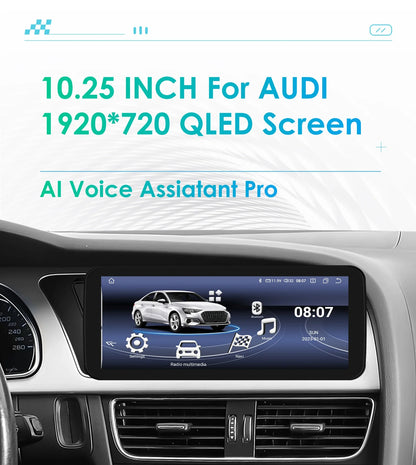 Android 13 Autoradio Carplay do Audi A4 A5 S4 S5