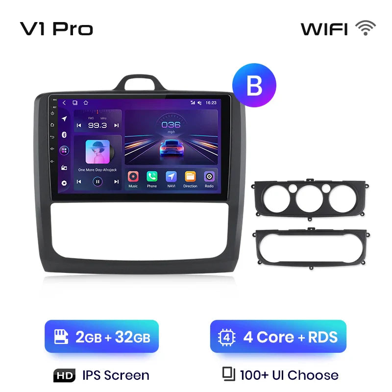 Junsun CarPlay Android Auto do Ford Focus 2 3 Mk2 Mk3 2004-2011