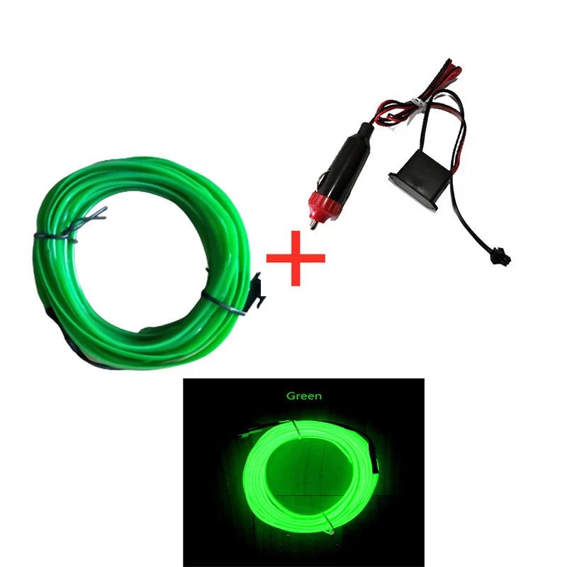 5m taśma LED do wnętrza samochodu z USB