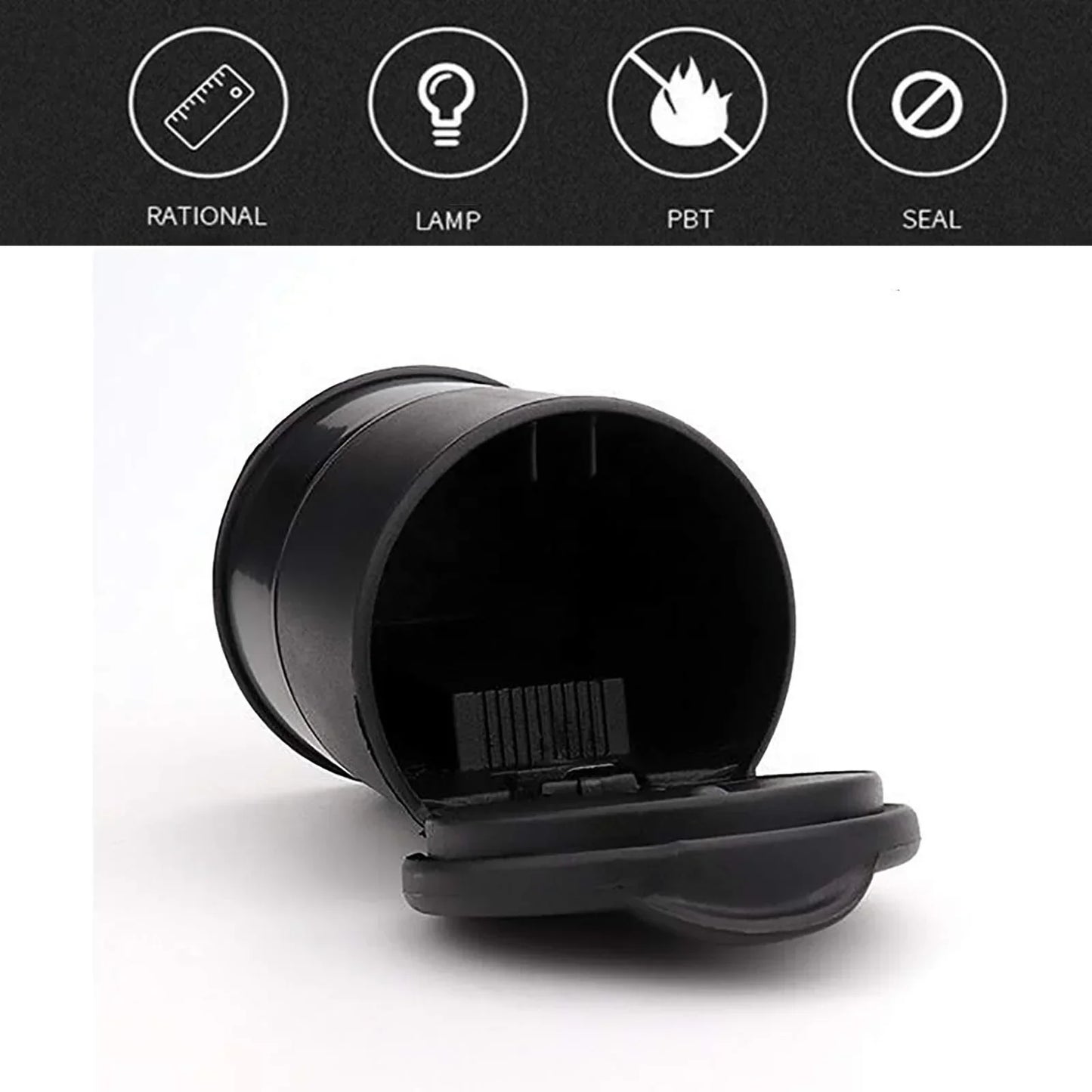 Przenośna popielniczka LED – uniwersalna do auta