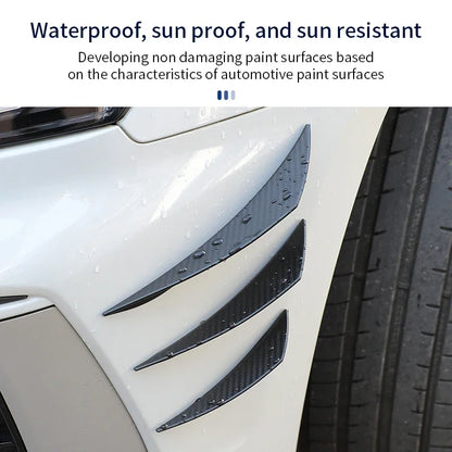 4/6x dekoracyjne wloty zderzaka samochodowego