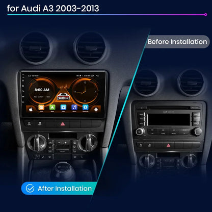 JIUYIN Wireless CarPlay Android Auto do Audi A3 8P 2003-2013