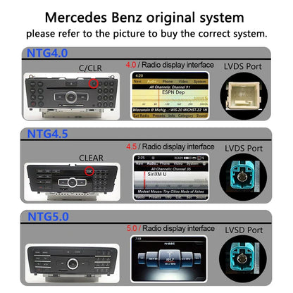 8.8-calowy Android AUTO multimedia do Mercedes-Benz C-Class W204 S204