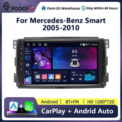 Podofo Wireless CarPlay do Smart Fortwo 451 2005-2015