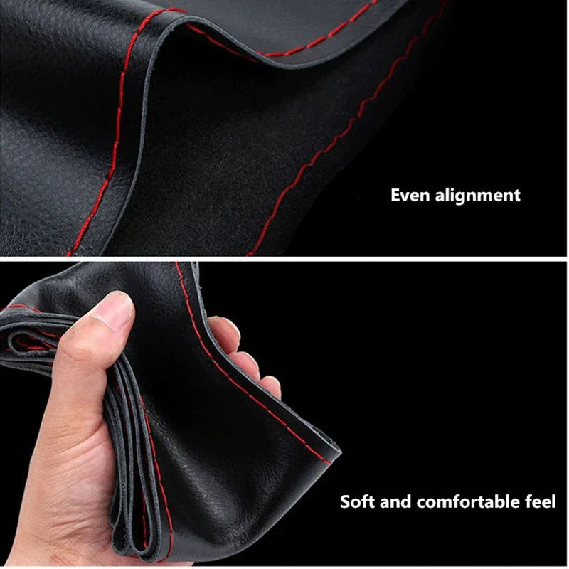 Pokrowiec na kierownicę DIY z miękkiej skóry